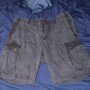 Men's Gray Cargo Shorts